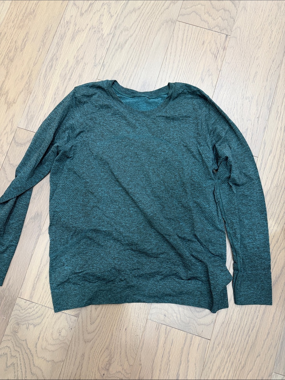 lululemon athletica Long Sleeve Crewneck in Deep Teal